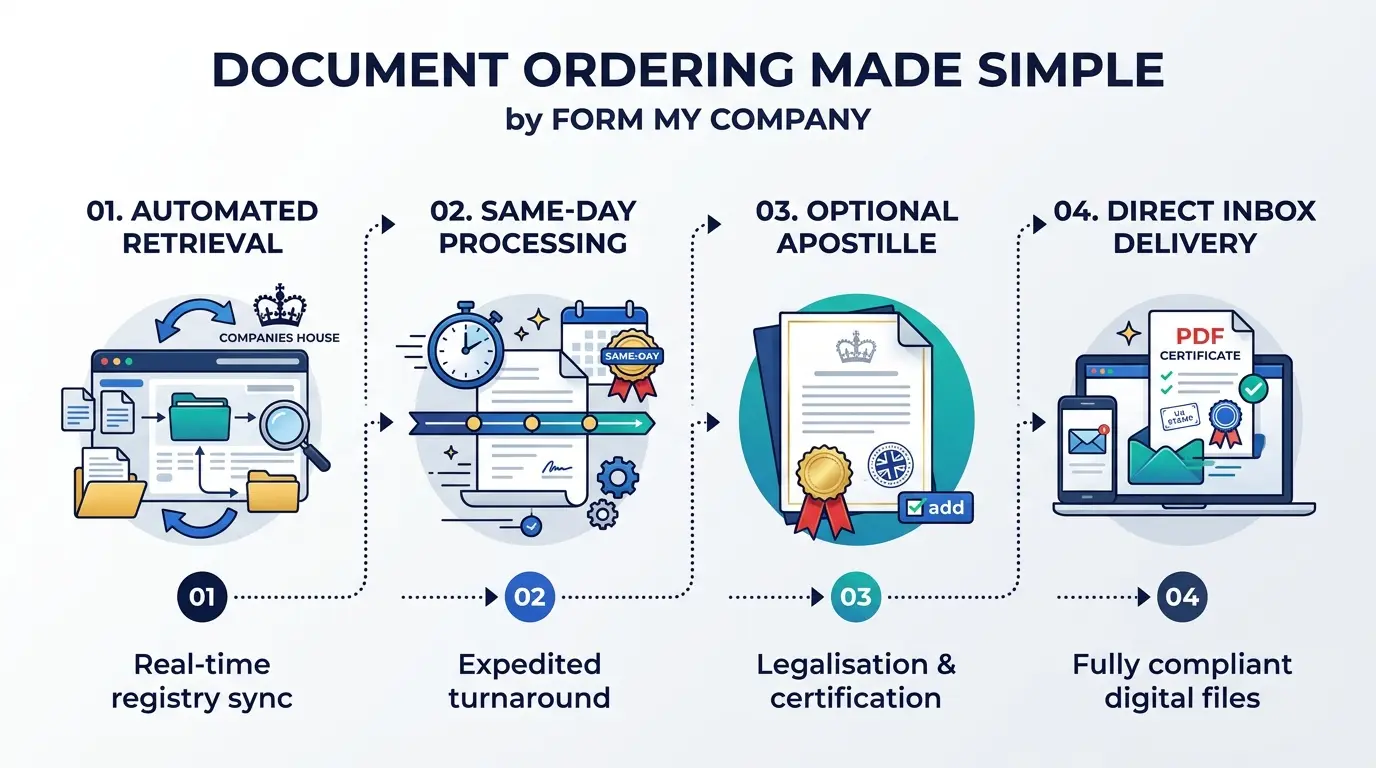 How Does Form My Company Simplify Document Ordering for Your Business