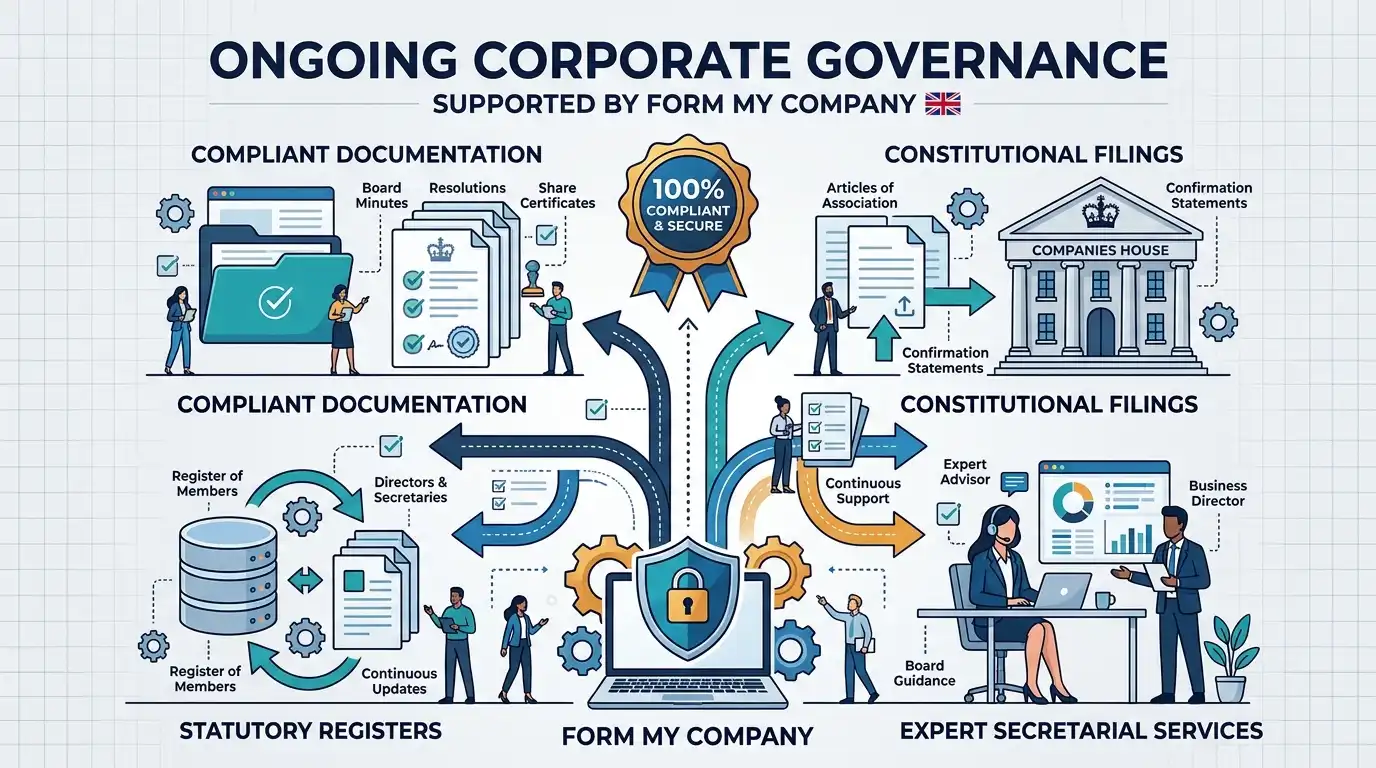 How Does Form My Company Support Ongoing Corporate Governance