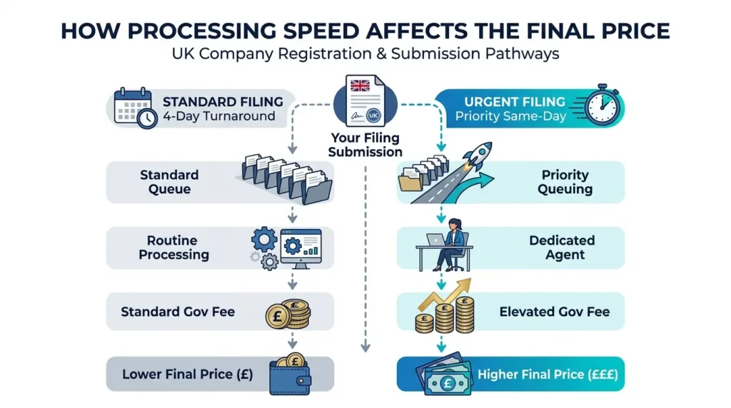 How Does Processing Speed Affect the Final Purchase Price