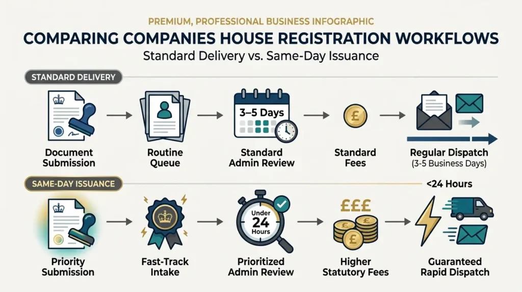 How Does Same-Day Issuance Differ from Standard Document Delivery