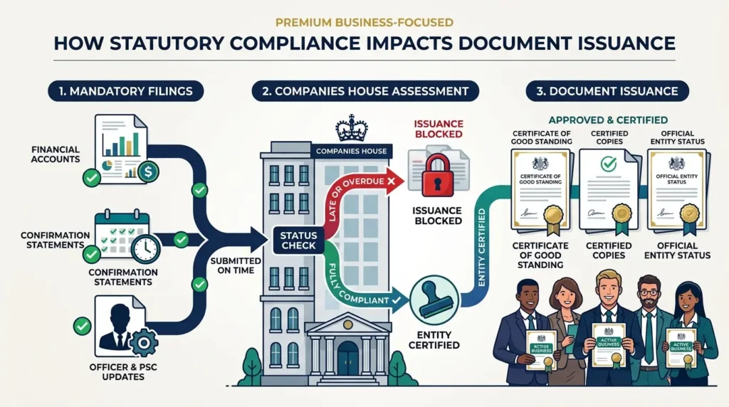 How Does Statutory Compliance Affect Document Issuance