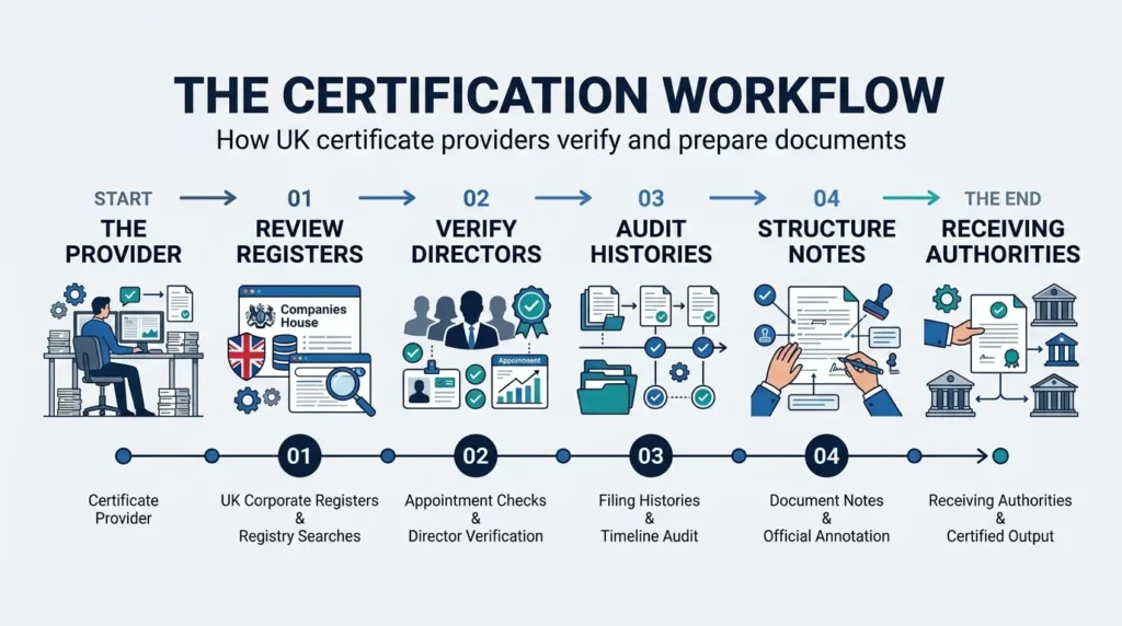 How Does a Certificate Provider Ensure Document Compliance