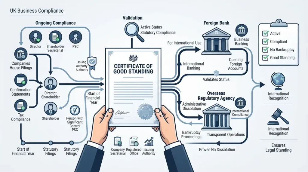 How Does a Certificate of Good Standing Validate Active Status
