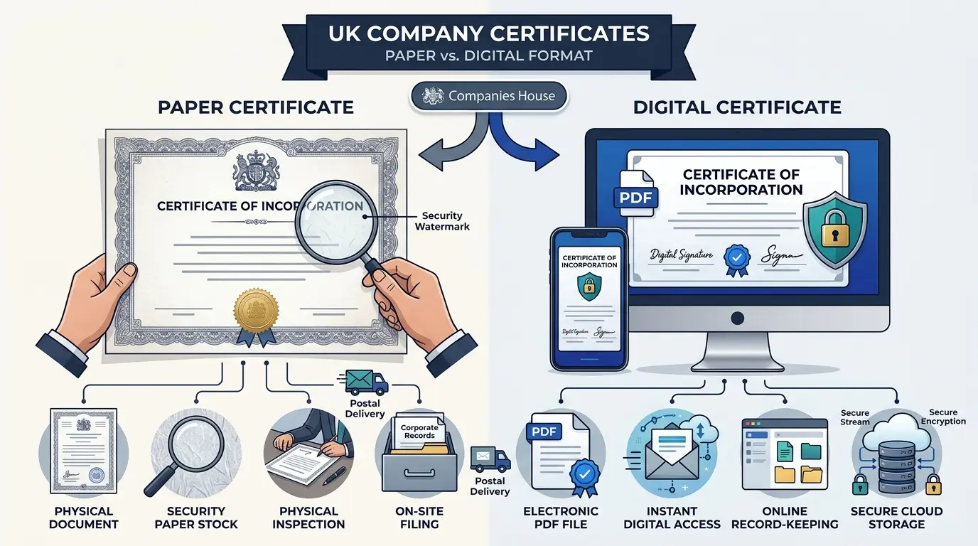 How Does a Paper Certificate Differ From a Digital Certificate