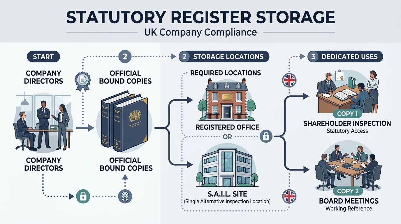 How Many Physical Copies Should Directors Store at the Registered Office