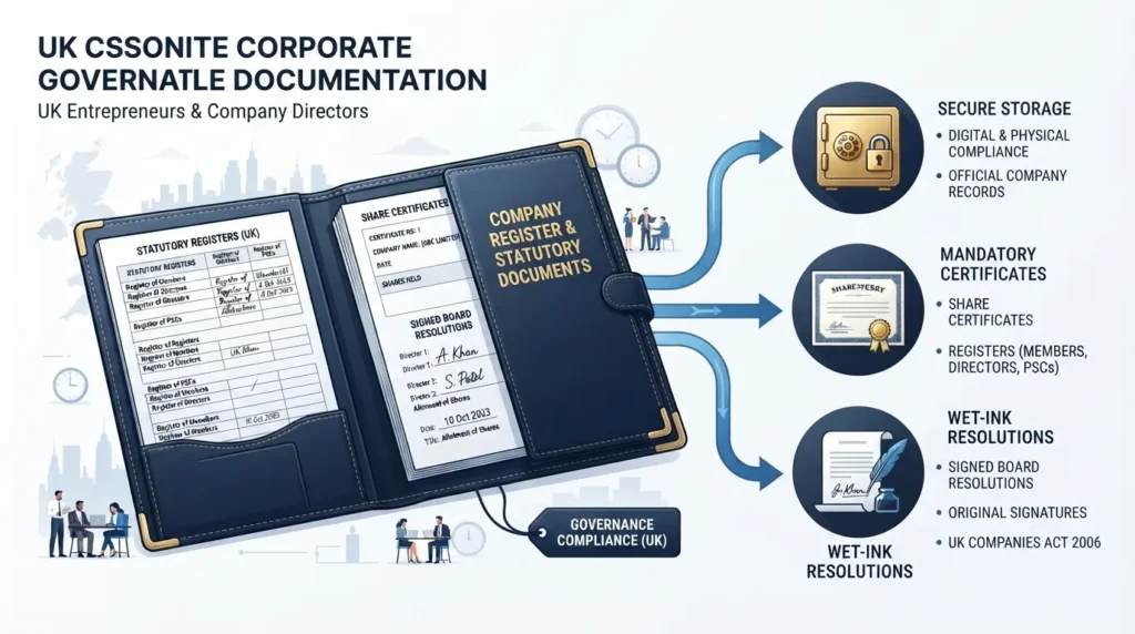 How Should Physical Statutory Registers Be Maintained