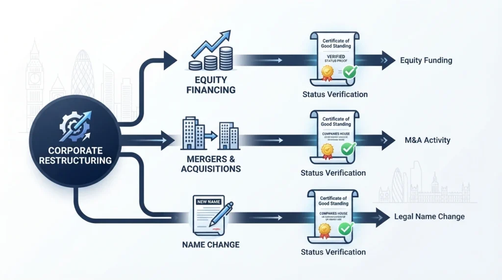 How does corporate restructuring dictate validation timelines