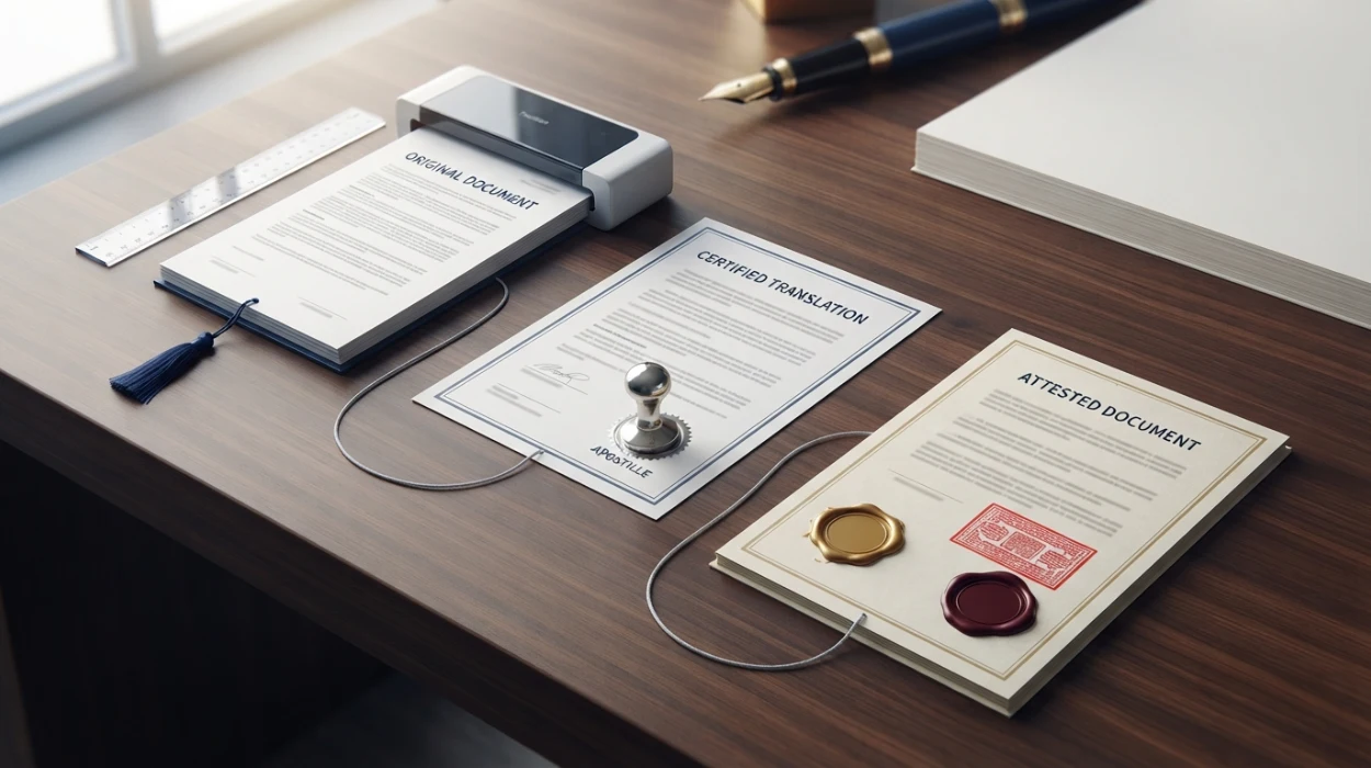 How to Combine Translation, Apostille and Embassy Attestation Correctly in 2026