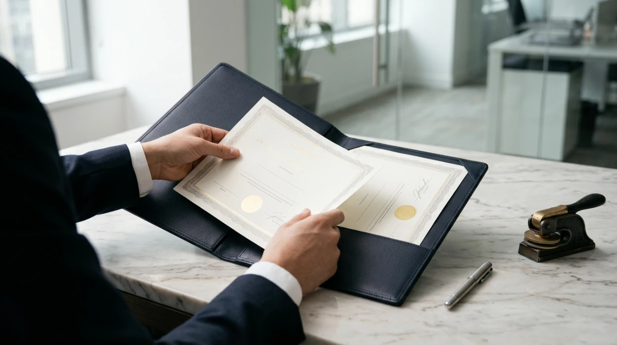 Order Incorporation and Good Standing Certificates With Form My Company in 2026