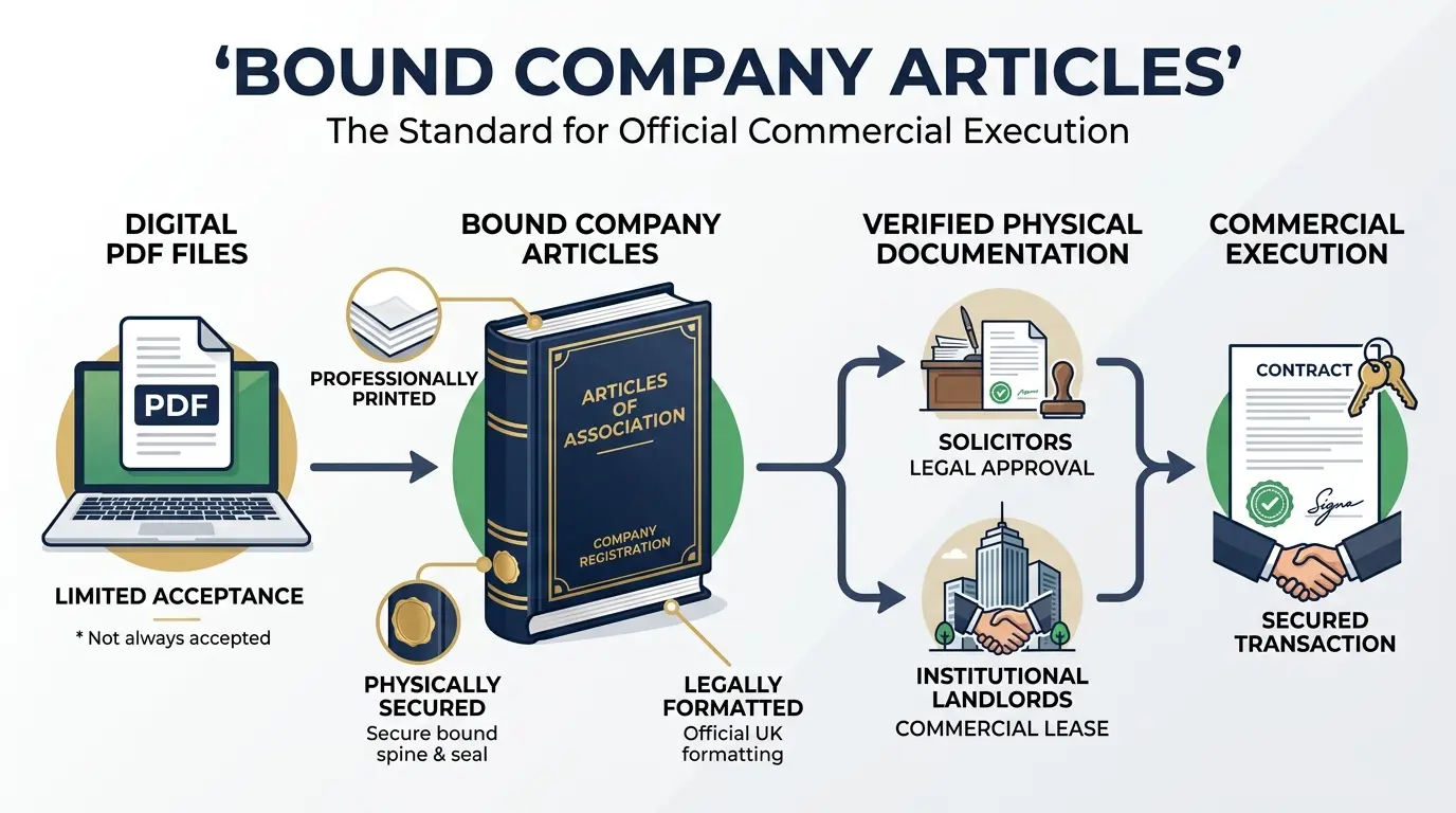 What Are Bound Company Articles and How Do They Differ From Digital Copies