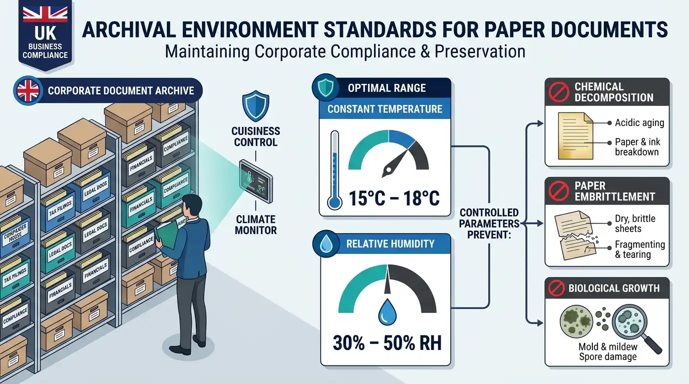What Are the Best Environmental Conditions for Paper Document Archives