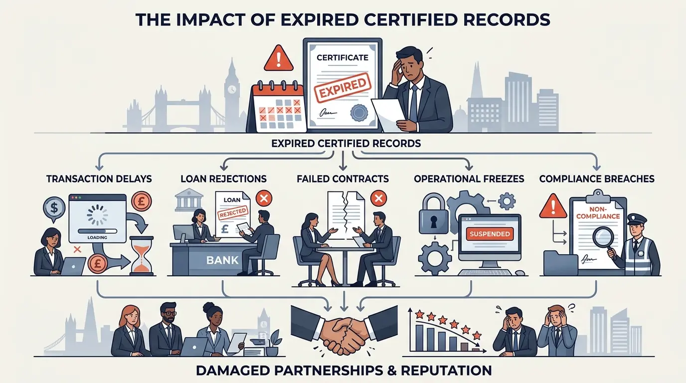 What Are the Consequences of Using Expired Certified Records