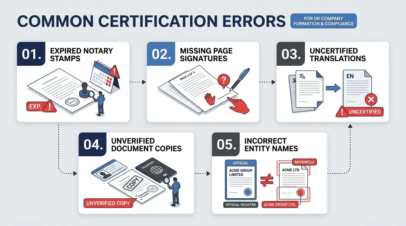 What Common Certification Errors Cause Tender Disqualification
