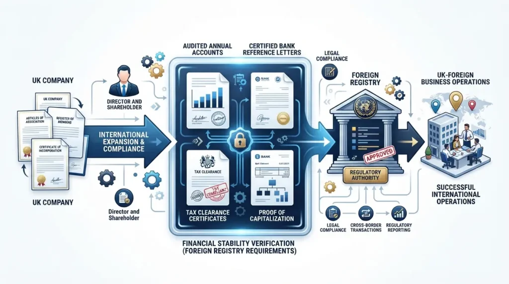 What Financial Proof Do Foreign Registries Require From UK Entities