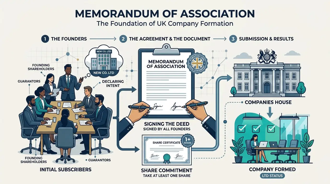 What Is a Memorandum of Association in UK Business Setup