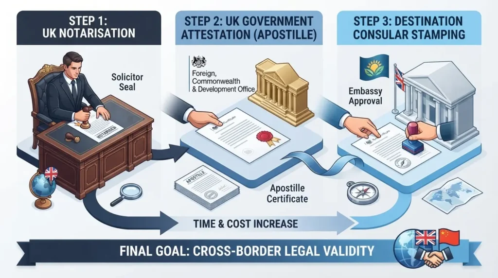 What Is the Multi-Step Document Legalisation Process