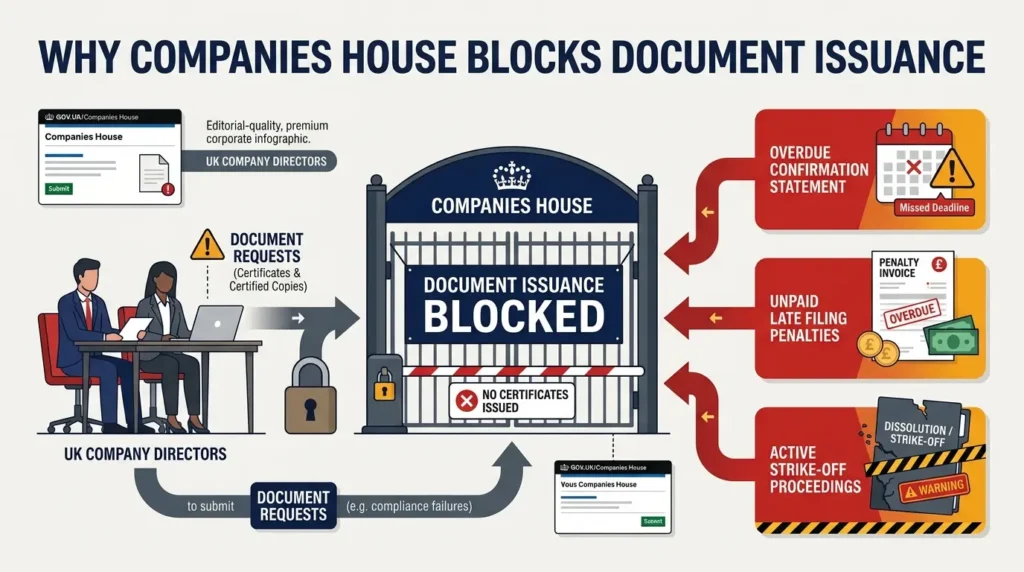 What Issues Can Prevent Companies House From Issuing the Document