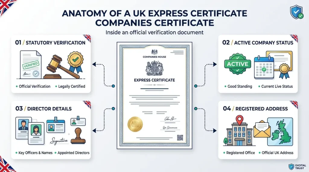 What Specific Information Belongs on an Express Certificate