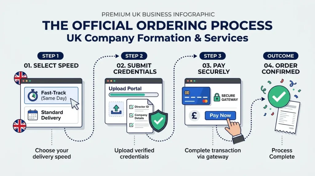 What Steps Complete the Official Ordering Process