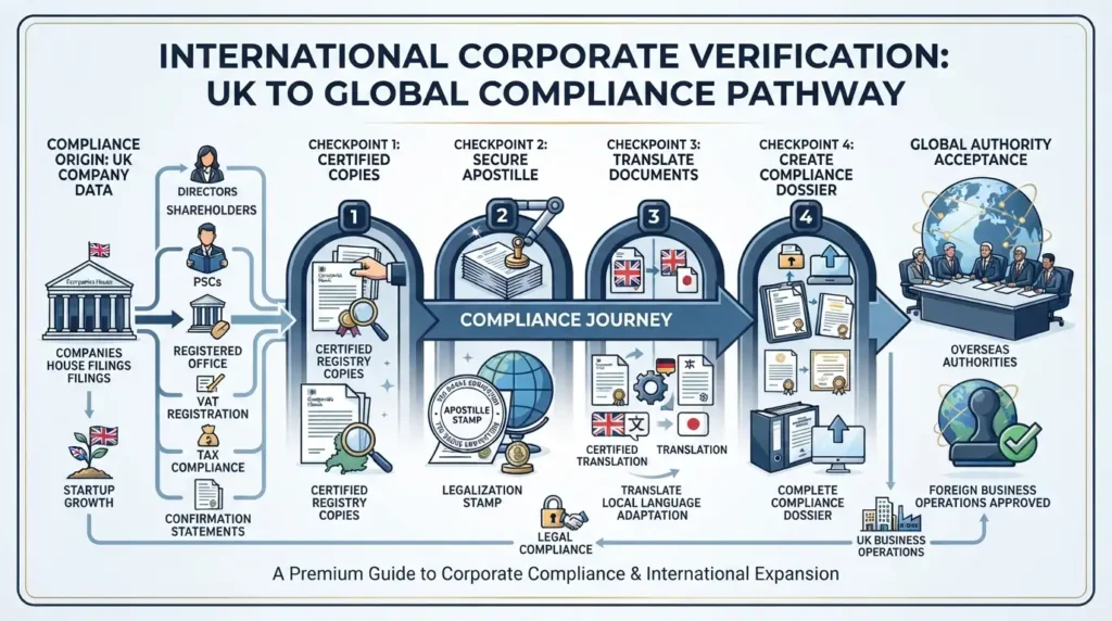 What Steps Ensure Successful Corporate Verification Abroad