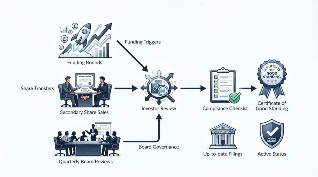 What Triggers an Investor Request for a Good Standing Certificate