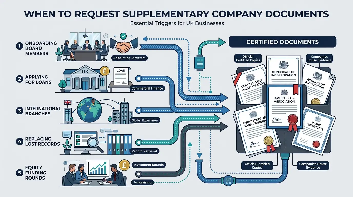When Should a Business Request Supplementary Company Documents