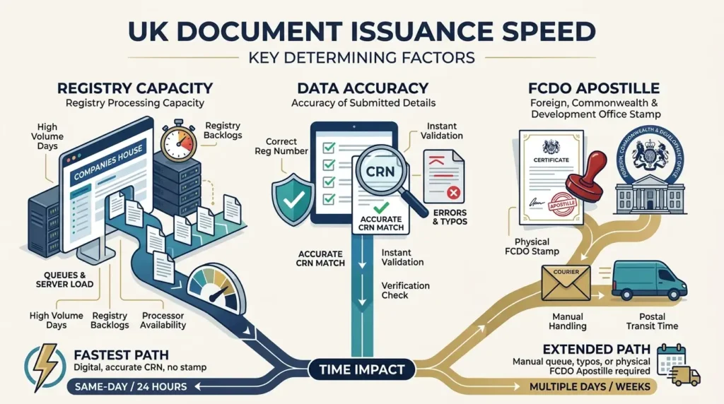 Which Factors Determine the Speed of Certificate Issuance