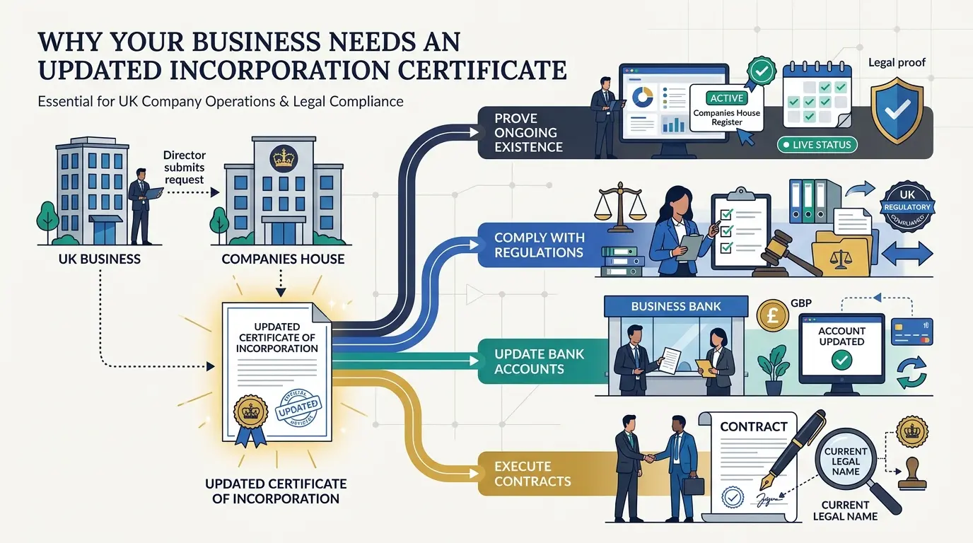 Why Do Businesses Need an Updated Incorporation Certificate