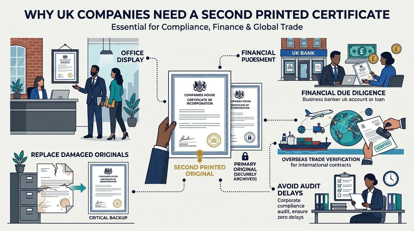 Why Do Businesses Require a Second Printed Certificate of Incorporation