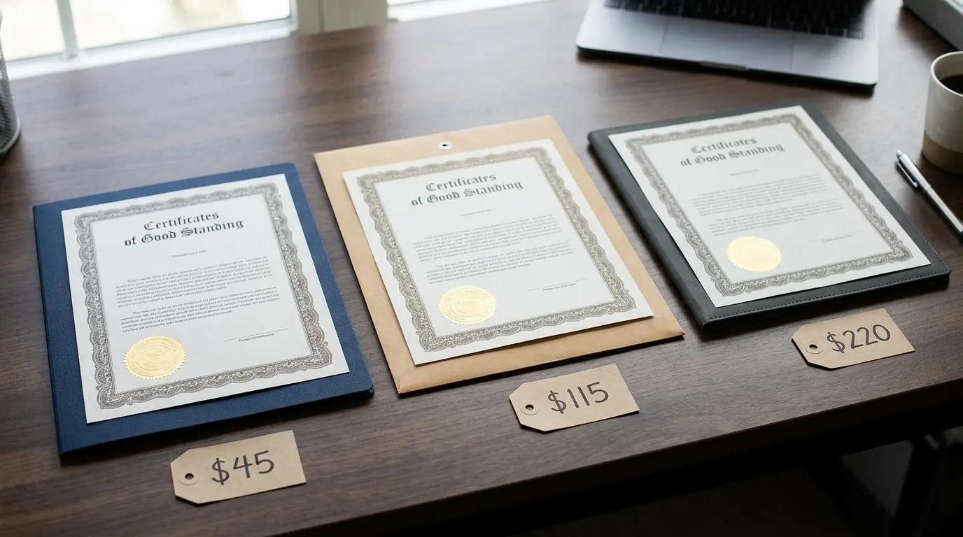Why Do Certificate of Good Standing Prices Vary Between Providers in 2026