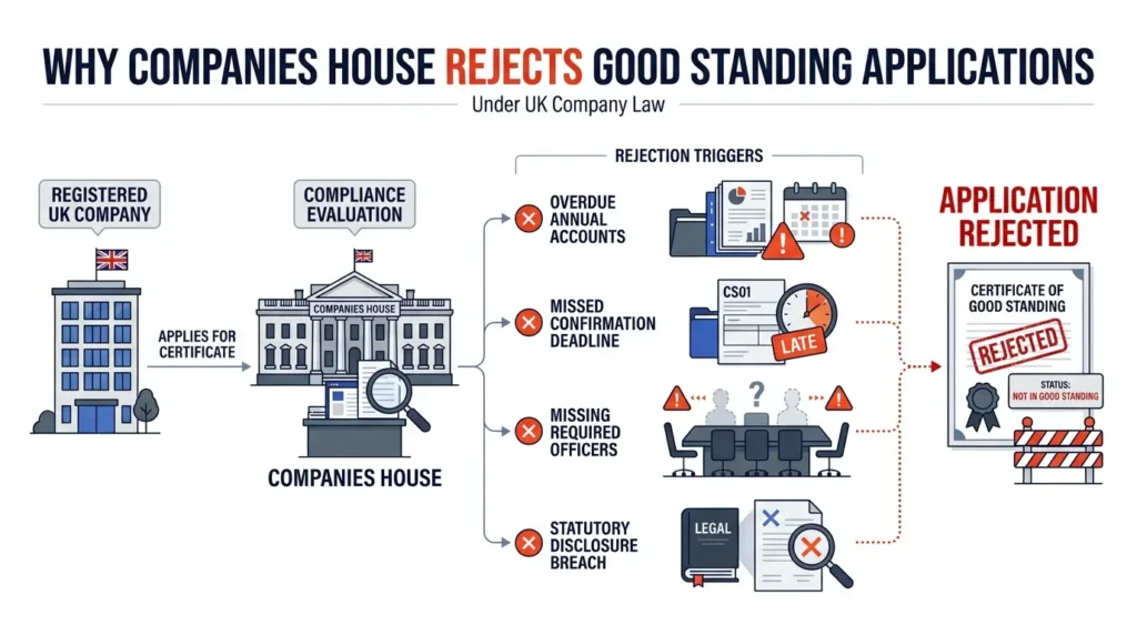 Why Do Companies House Reject Good Standing Applications