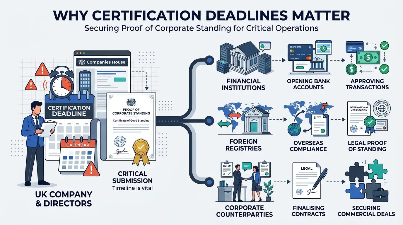 Why Do Company Document Certification Deadlines Become Critical