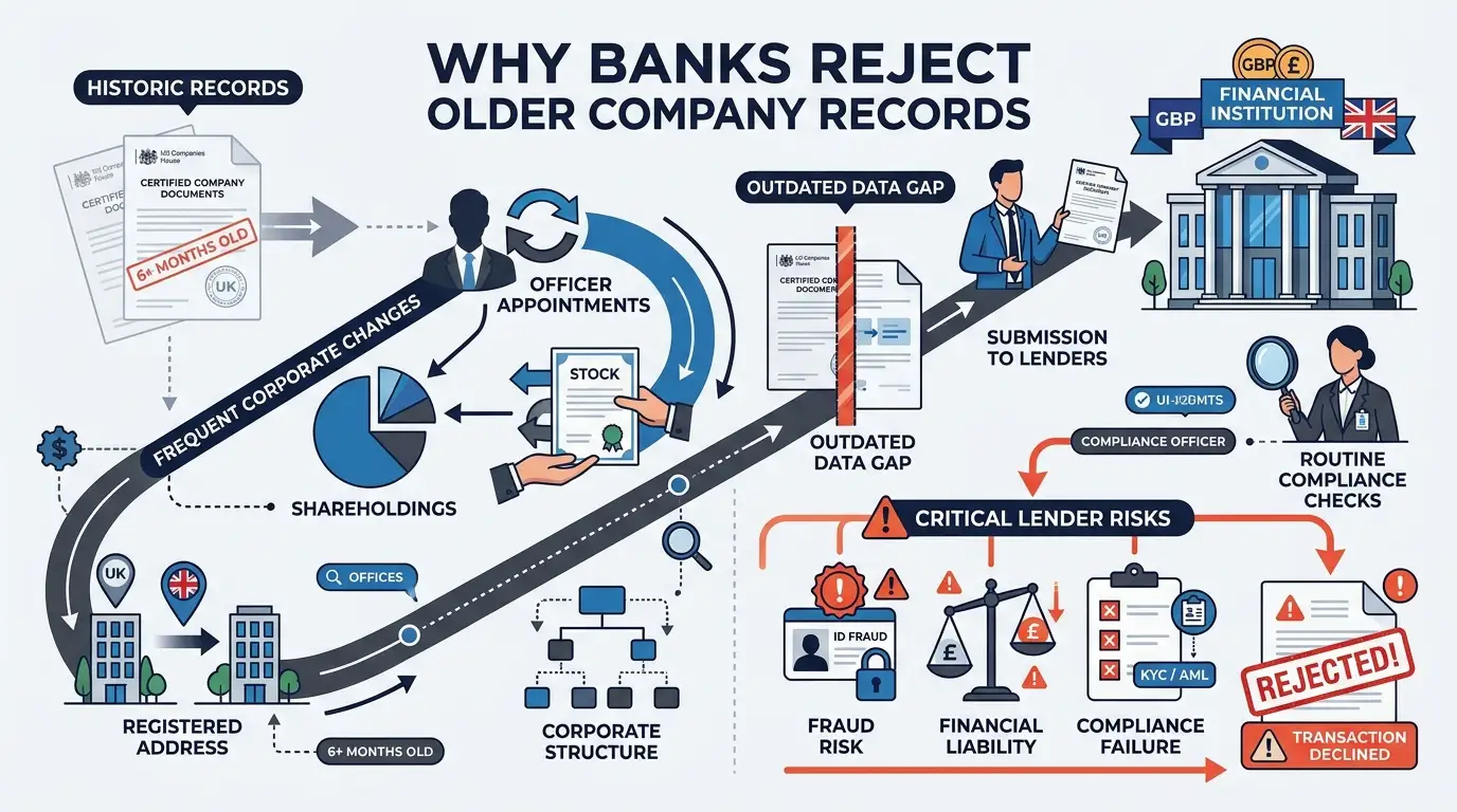 Why Do Financial Institutions Reject Older Certified Company Records