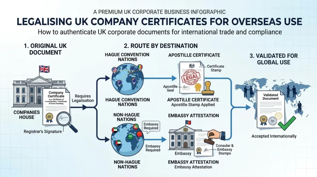 Why Do Overseas Authorities Require Legalisation for UK Company Certificates