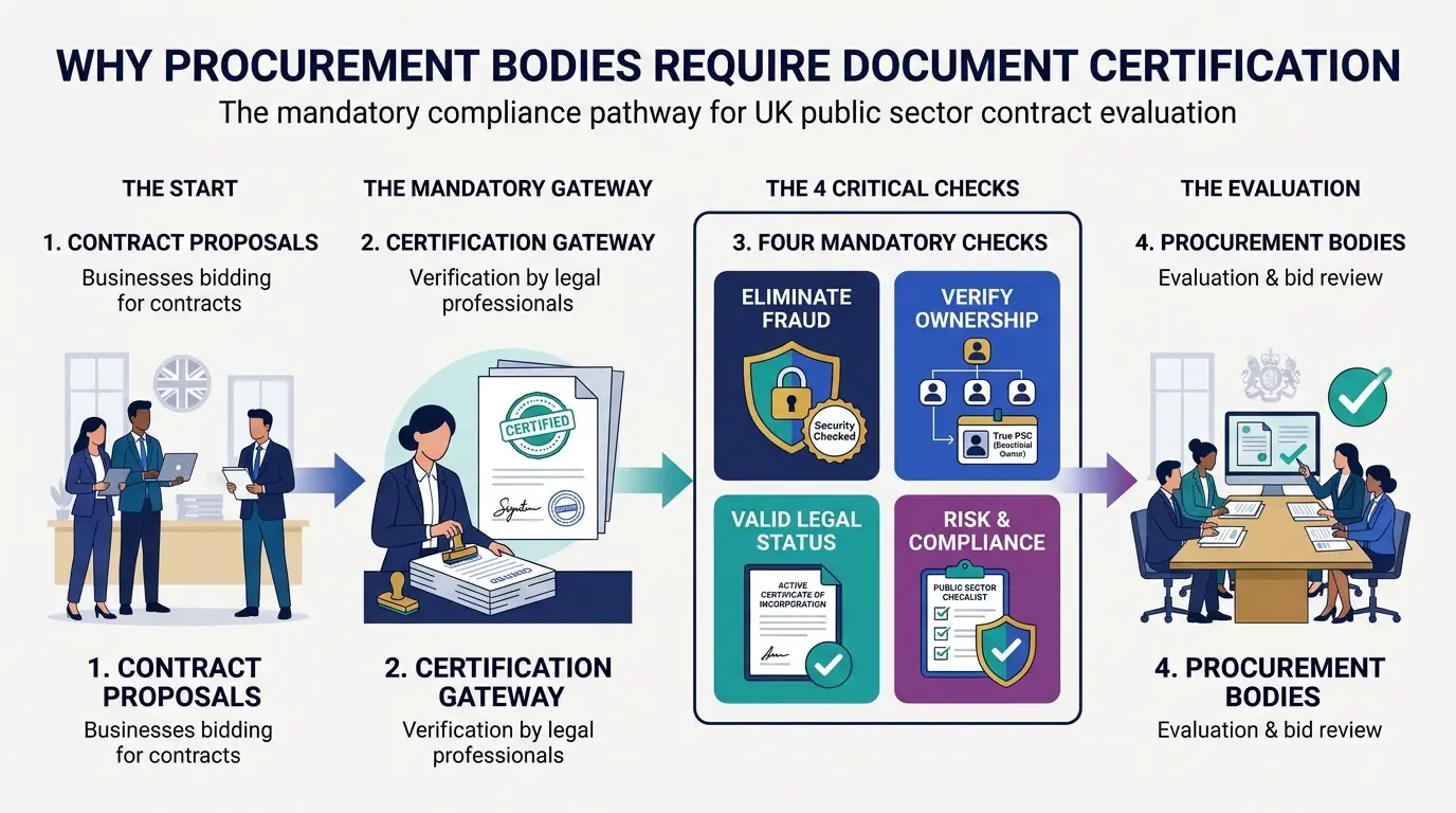 Why Do Procurement Bodies Require Document Certification for Bids