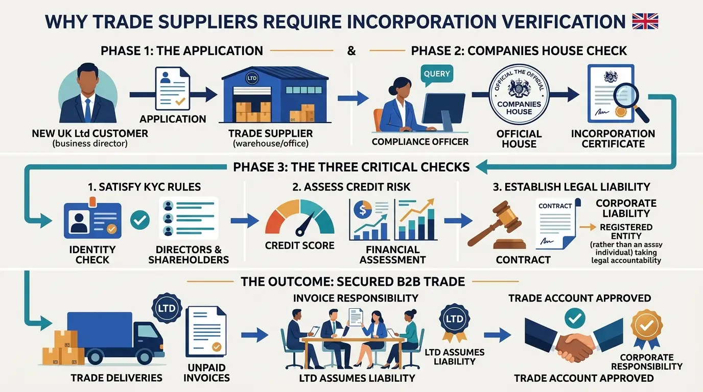 Why Do Trade Suppliers Require Incorporation Verification