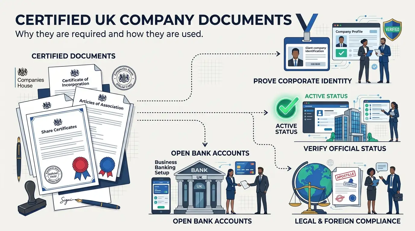 Why Do UK Businesses Need Certified Company Documents