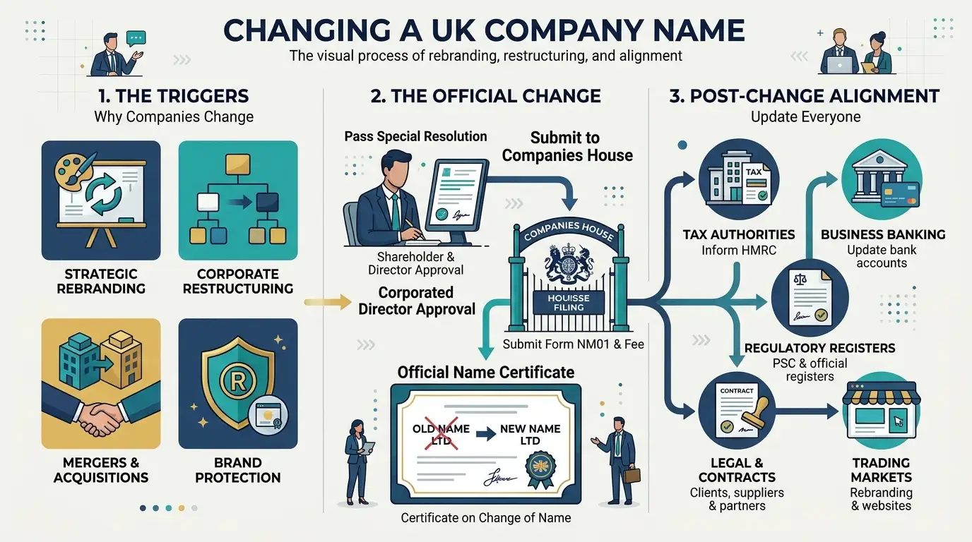 Why Do UK Companies Change Their Registered Name