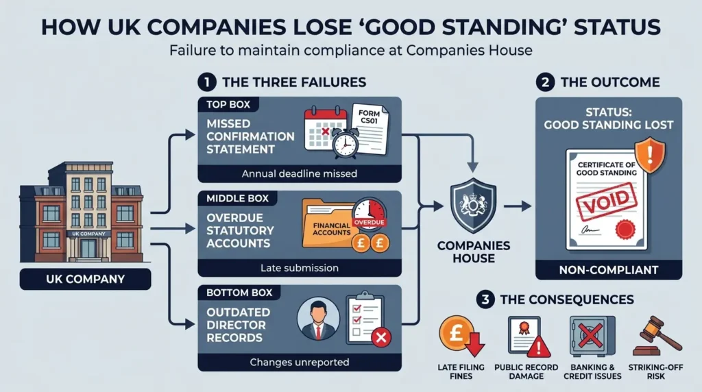 Why Do UK Companies Lose Their Good Standing Status