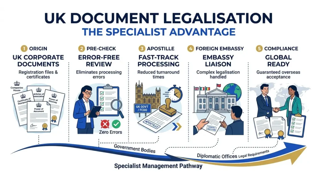 Why Should Businesses Use a Professional Service for Document Legalisation