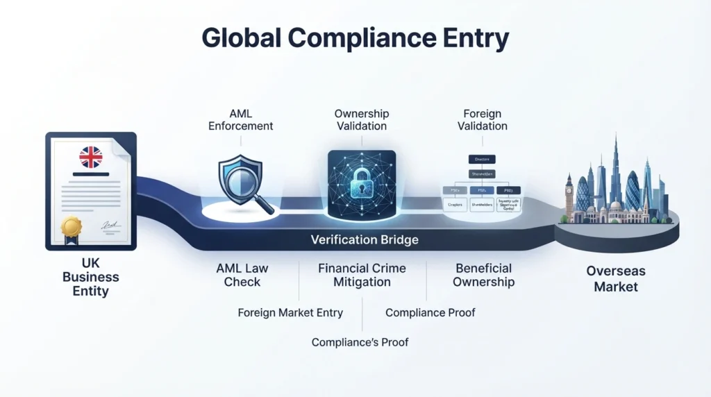 Why do overseas regulatory bodies demand corporate compliance proof